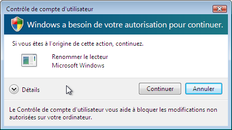 Confirmation pour n'importe quelle broutille